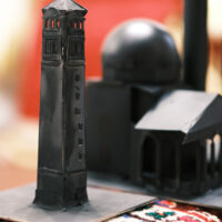 The exhibition contains tactile 3D models of monuments
(Image: Inesa Sulaj)