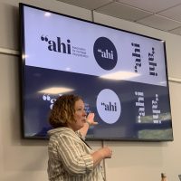 AHI presentation, Image: Jacqueline Braithwaite