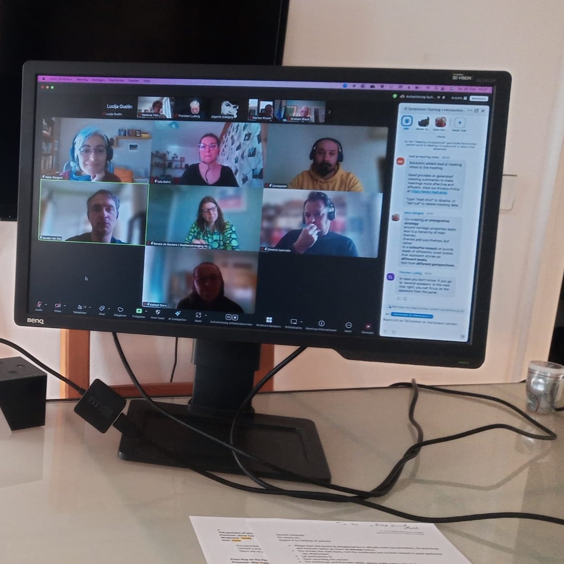 Lucija Gudlin Symposium behindthescenes