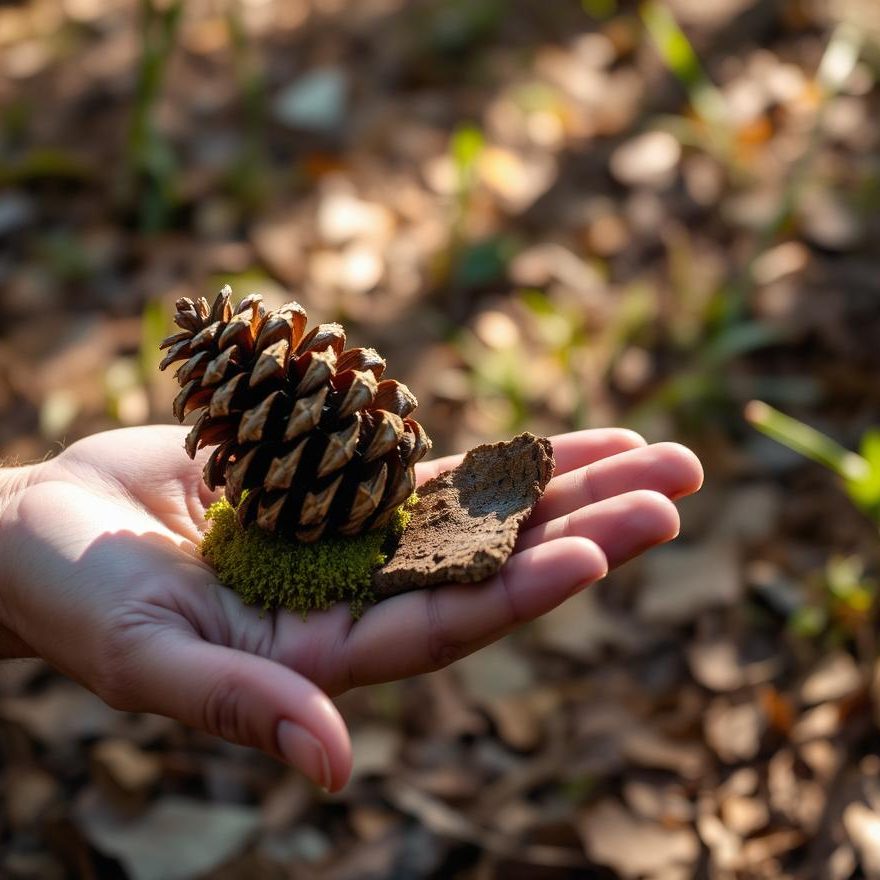 Fijacko care held by the landscape